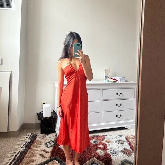 Abercrombie Fitch Dresses Orange Abercrombie Fitch Halter